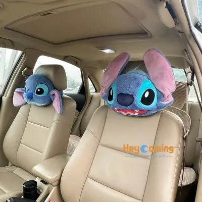 Lilo And Stitch Plush Toys Plush Car Neck Pillow Seat Belt Cover Car Accessories • $11.99
