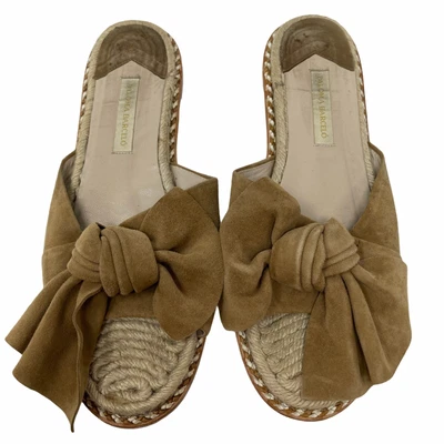 $45.99 • Buy Paloma Barcelo Espadrille Flats With Bow Accent Size 38