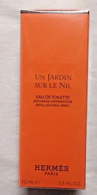 Hermes Un Jardin Sur Le Nil  EDT Refill Spray For Women 2.5FL OZ/75ML • $82.20