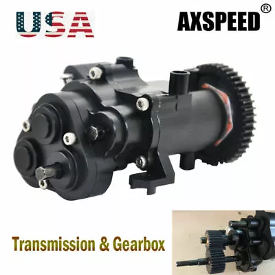 AXSPEED Metal 2speed Transmission Center Gearbox For TRX-4 TRX4 1/10 RC Crawler • $54.51