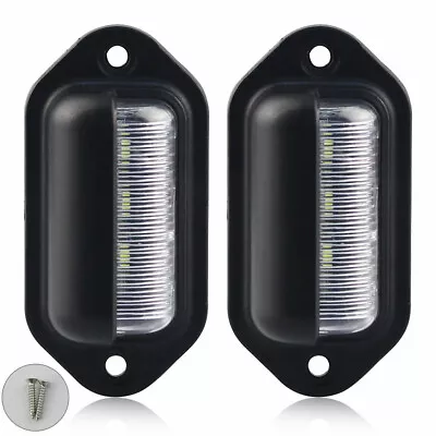 $8.23 • Buy 2PCS For Car Truck SUV 6LED License Plate Bulb Light Plastic Parts