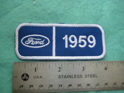 Ford 1959 Dealer Service Parts Uniform Hat Patch   • $9.99