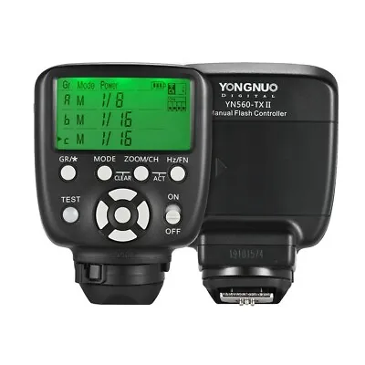 YONGNUO YN560-TX II/C 2.4G Wireless Flash Trigger Controler For Canon DSLR • £57.59