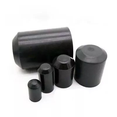 Black 2:1 Waterproof Heat Shrink Boot End Cable Caps Adhesive Glue Lined 8-120mm • £7.20