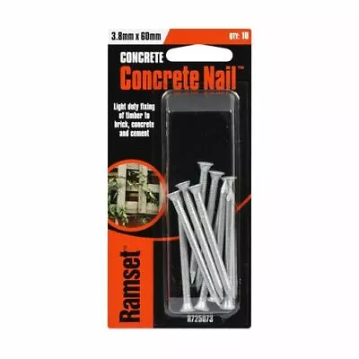 Ramset 3.8 X 60mm Concrete Nail - 10 Pack • $21