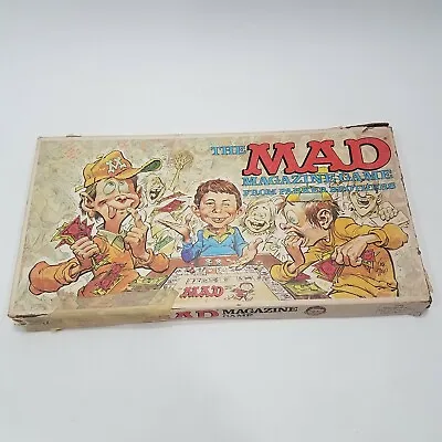 Vintage 1979 Mad Magazine Board Game Parker Brothers 2-4 Players Near Complete • $13.60