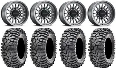 Method 411 15  Ti (4+3) Wheels 32  Roxxzilla Tires Can-Am Renegade Outlander • $2014.20