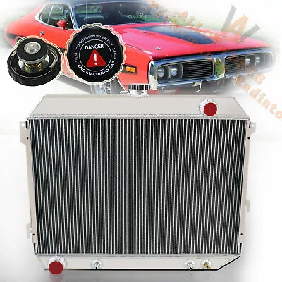 375 4 Row Radiator For 68-74 Dodge Plymouth Mopar BIG BLOCK V8 26 W CC375 AT/MT • $201.69