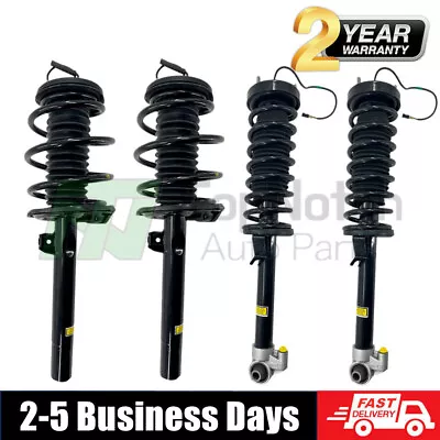 4Pcs Front Rear Coil Spring Shocks Struts W/EDC For BMW E38 740i 740iL 750iL 95- • $917.32