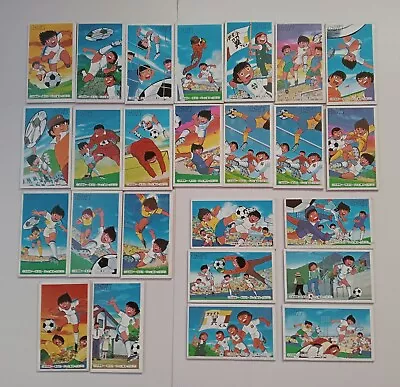 Captain Tsubasa Vintage Menko Card Lot 25 Cards Japanese Tracking • $28