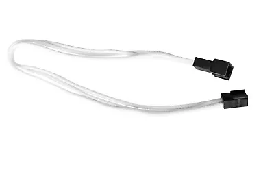 RAIDMAX 3-Pin Male To 3-pin Female PC Fan Power Extension Cable-White • $2.99