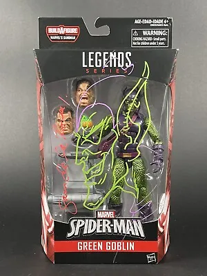 Sam De La Rosa Signed & Sketched Green Goblin Marvel Legends Figure Jsa Witness • $299.99