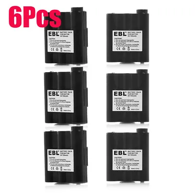 6Pcs EBL Battery For Midland BATT5R GXT1000 GXT1000VP4 GXT1050 GXT1050VP4 700mAh • $29.99