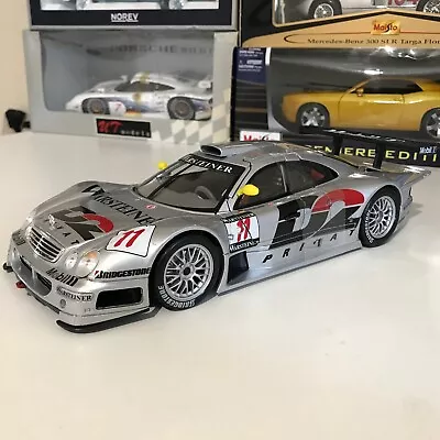 Maisto 1:18 Mercedes Benz CLK GTR Diecast Model Car • £39.50