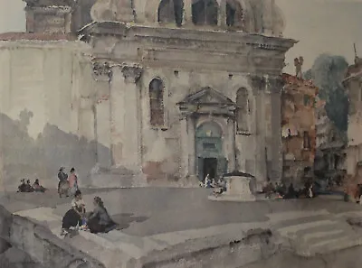 £350 • Buy Sir WIlliam Russell Flint - Signed Limited Edition Print - CAMPO SAN TROVASO