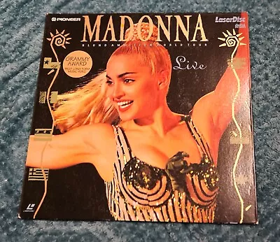 MADONNA Laserdisc Blond Ambition World Tour Live Pioneer Digital • £20