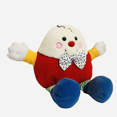 Vintage Dakin Humpty Dumpty Plush Stuffed Rattle Chime Toy 15  1992 • $38
