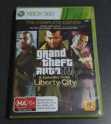 GTA Grand Theft Auto IV: The Complete Edition Xbox 360 • $15