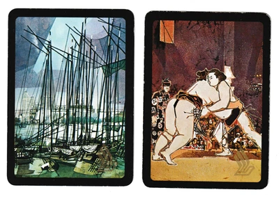 $3 • Buy Vintage Playing Swap Cards :  SINGAPORE AIRLINES X 2  #02