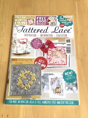 🌼 TATTERED LACE MAGAZINE - ISSUE 56  🌼 ROSE GARDEN DIE & PAPERS ~ Cardmaking • £8.99