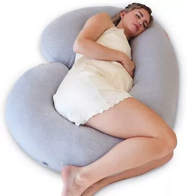 $39.95 • Buy PharMeDoc Pregnancy Pillow, C-Shape Full Body Pillow And Maternity Support