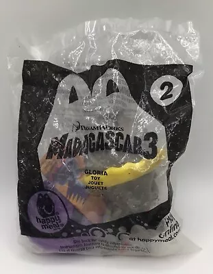 MADAGASCAR 3 - GLORIA The HIPPO  Toy Figure  - 2012 McDonalds Sealed • $4.95