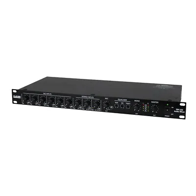 Clever Acoustics ZM122 Rack Mixer 1U Install Church Bar Background System • £167