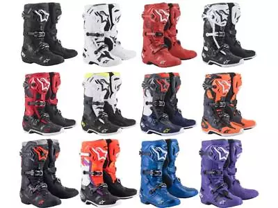 Alpinestars Tech 10 MX Riding Boots Adult Sizes Motocross Dirt Bike ATV Offroad • $589.99