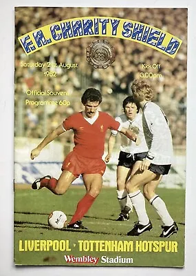£1.79 • Buy Liverpool V Tottenham Hotspur Football Programme FA Charity Shield 21 Aug 1982