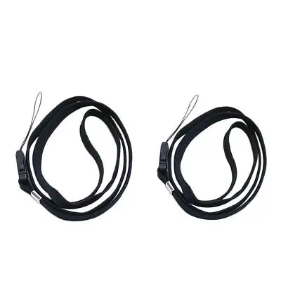 2Pcs Neck Strap Cord Lanyard For Mp3 Cell Phone Camera USB Flash Drive ID Card • £4.45