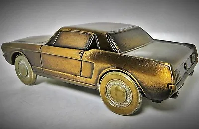 Mustang Ford Vintage Classic Sports Race Promo Car Carousel Bronze Paint 1:24 • $199