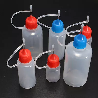 3/5pcs Empty Plastic Squeezable Liquid Dropper Filling Bottles Needle Tip LDPE • $6.20