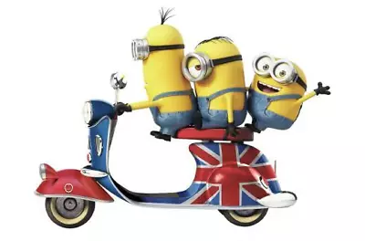 8 Inch Kevin Stuart Bob Minions Britain London Removable Wall Art Decal Sticker • $9