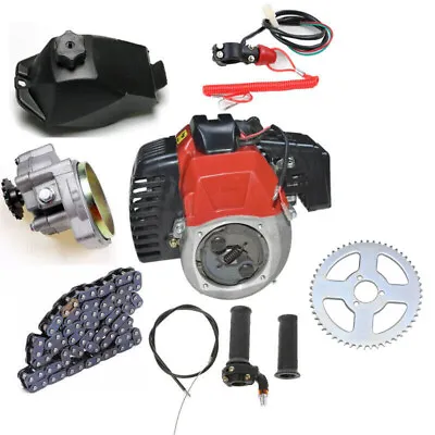 HP 49cc 50cc 2 Stroke Engine Motor Kit Mini ATV Quad Dirt Bike Pocket Scooter • $209.46