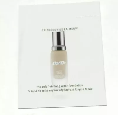 La Mer Soft Fluid Long Wear Foundation ~ Natural 12 - SAMPLE 1.5ml NEW FREE SHIP • $14.92