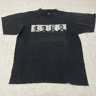 Vintage U2 Pop Mart Concert Tour T-Shirt Mens M Black Short Sleeve Cotton 1997 • $30