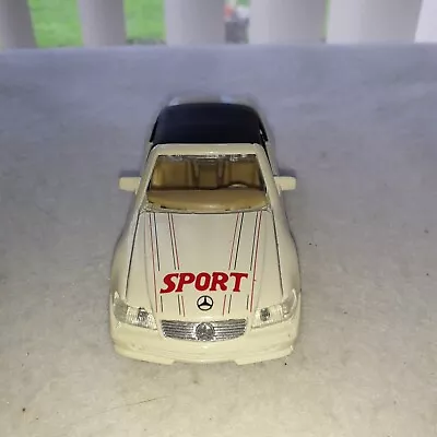 Welly 4.5  Cream White Mercedes-Benz 500 SL Diecast Model • £2.99