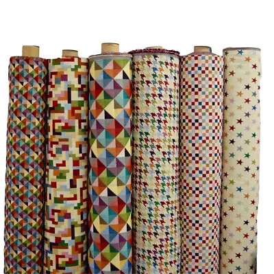 Heavy Tapestry Multicoloured Curtain Upholstery Fabric Chatham Glyn Material • £7.70