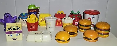 Lot Of 17 McDonalds Changeables ~ Happy Meal Toys From 1987 ~ Food Transformers • $72.99