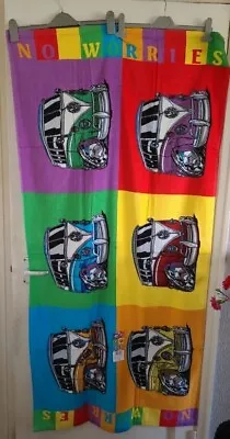 NEW No Worries VW Beach Towel With Volkswagen Split Window Camper Vans • £19.99