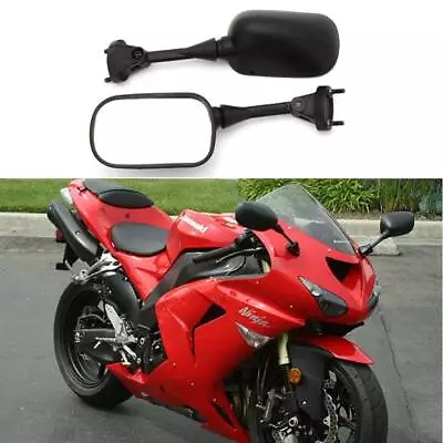 Motorcycle Mirrors For Kawasaki NINJA ZX10R ZX 10R 2004 2005 2006 2007 2008 2010 • $35.60