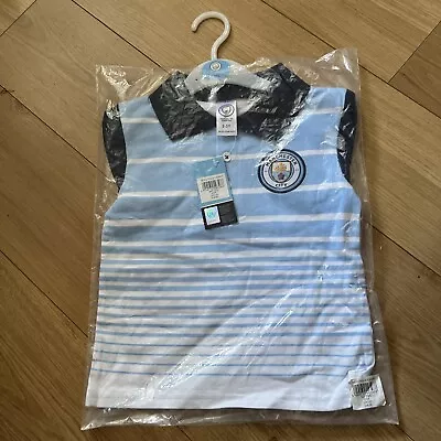 Manchester City Polo T Shirt  Child’s 2-3yrs Official Merchandise NWT Was £16 • £10.50