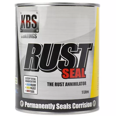 Gloss Black Chassis Paint KBS Rust Seal Corrosion Prevention Rustseal 1L • $113.50