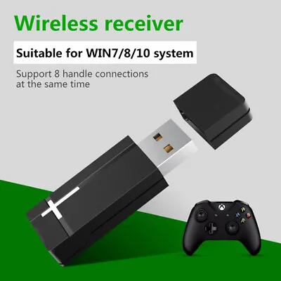 New Wireless Controller Adapter USB Receiver Stick For XBox One To Win7 8 10 PC • £9.59