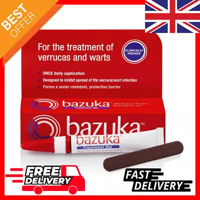 Bazuka Wart Remover Freeze Gel Verucca Treatment Easy Effective Foot Care UK # 1 • £8.87