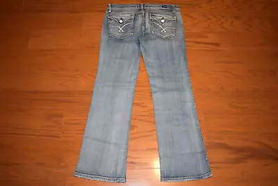 VIGOSS - BOOT Cut STRETCH Premium Blue Jeans - Junior Size 11 - PERFECT • $14.99