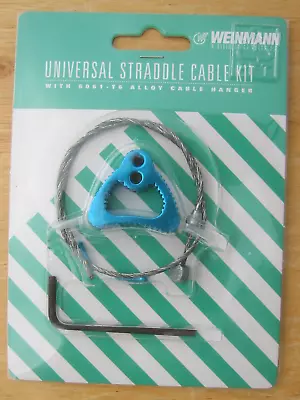 Universal Centerpull Canti Weinmann Alloy Brake Straddle Cable Carrier - Blue • $17.95