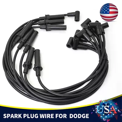 Spark Plug Wires WCHR04 Fit 1992-2003 Dodge Ram 1500 2500 3500 V8 5.2l 5.9L • $25.18