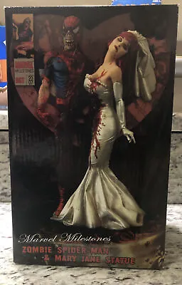 Marvel Diamond Select Zombie Spider-man & Mary Jane Wedding Statue Mint • $400
