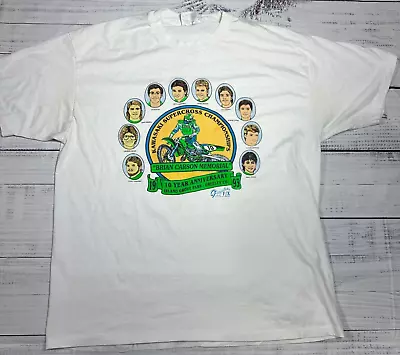 Vintage Brian Carson Memorial Kawasaki Supercross Championship T-Shirt XL White • $25.49